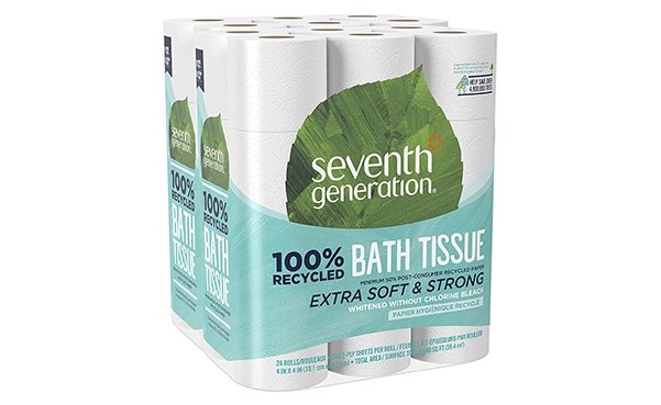 Seventh Generation Toilet Paper, 24 Count, Pack of 2