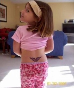 Kid With Tramp Stamp