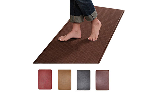 Modern Indoor Cushion Kitchen Rug Anti-Fatigue Floor Mat