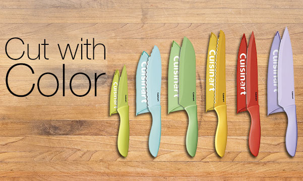 cuisinart colored Knives