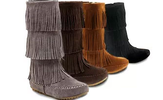 fringe boots