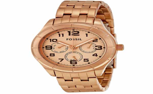 fossil rosegold watch