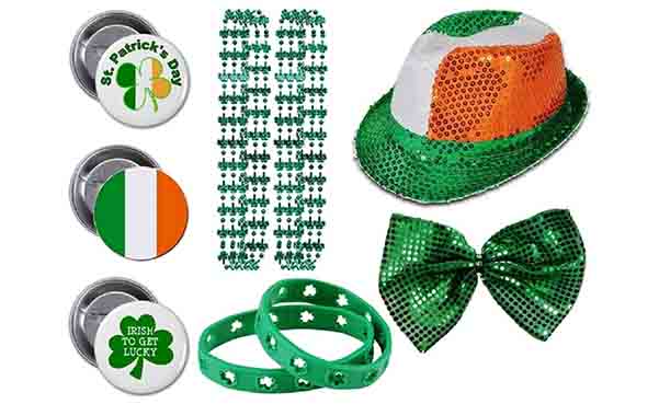St. Patrick's Day party set