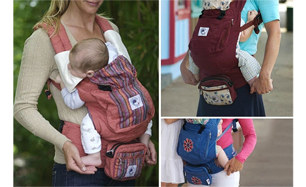 Baby steals Ergobaby pouch