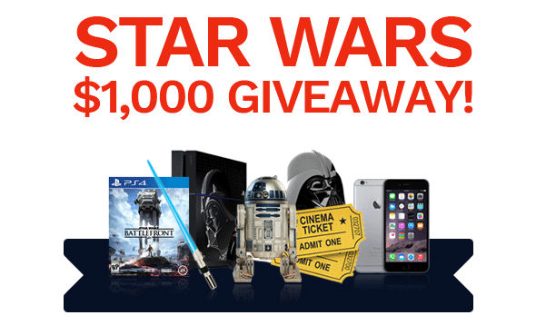 Win a Star Wars Giveaway