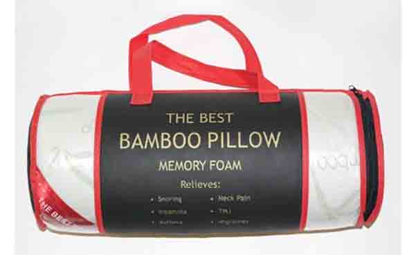 Bamboo Memory Foam Hypoallergenic Pillow