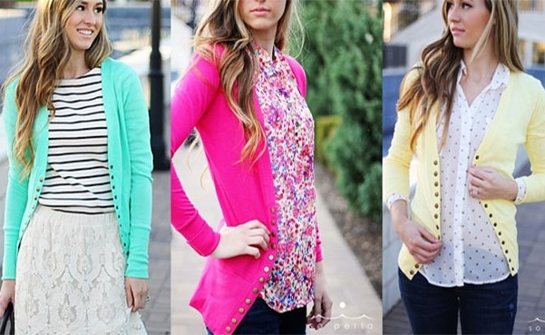 Jane Perfect Spring Long Button Cardigans