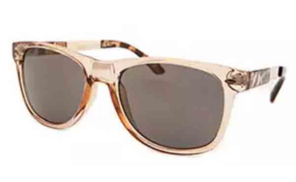 Kenneth Cole Reaction Women's Square Translucent Beige Sunglasses