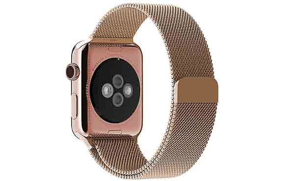 Rose Gold Apple Watch band