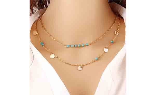 Turquoise Layer Necklace