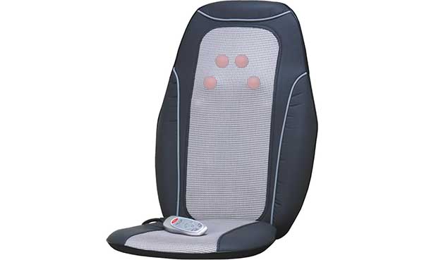 Back Massage Mat Cushion Chair Seat Car Heated Heater Lumbar Massager Shiatsu