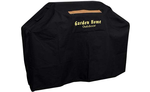 Garden Home Outdoor Grill Cover 72-Inch for Weber, Holland, Jenn Air, Brinkmann and Char Broil, Black