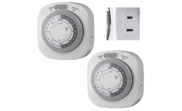 2pk Westek 1-Outlet Daily Timers