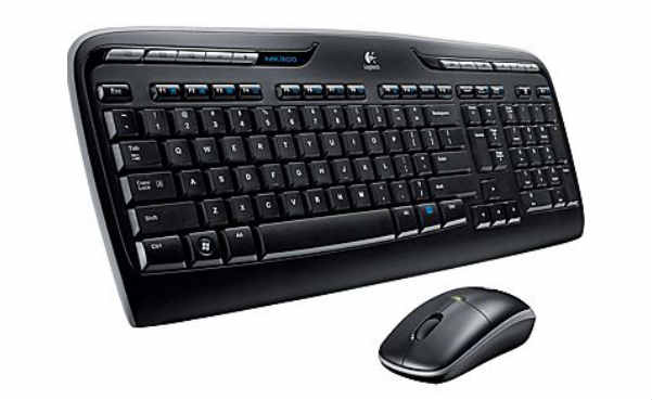 Logitech MK320 Full-Size Wireless Multimedia Keyboard and Optical Mouse Combo