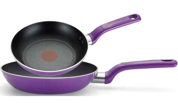 T-fal C970S2 Excite Nonstick Thermo-Spot Dishwasher Safe Oven Safe PFOA Free 8-Inch and 10.25-Inch Fry Pans Cookware