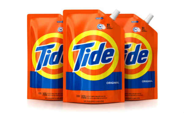 Tide Smart Pouch Original Scent HE Turbo Clean Liquid Laundry Detergent