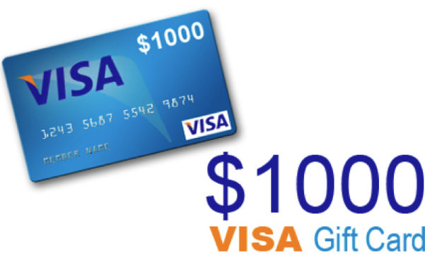 Win A $1,000 Visa Gift Card