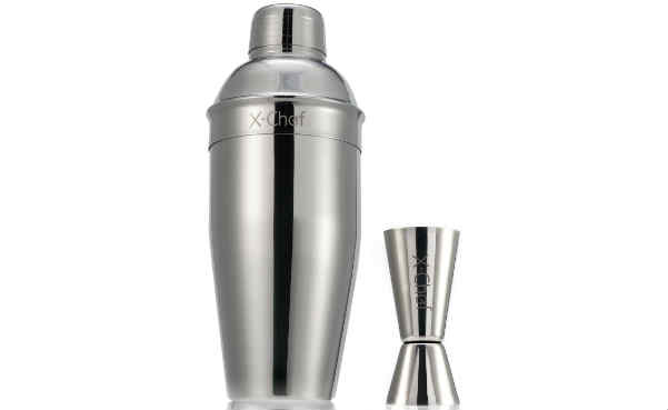 Professional Stainless Steel 3-Piece Martini and Cocktail Shaker Set