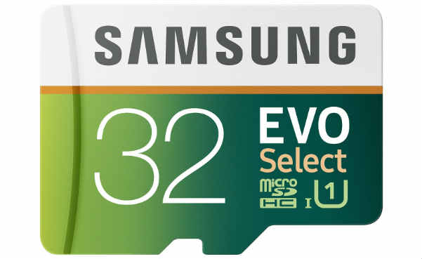 Samsung EVO memory card