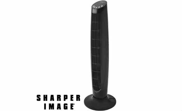 Sharper Image 36" Oscillating Tower Fan with Remote