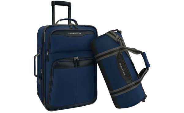 U.S. Traveler 2-Piece Carry-On Luggage Set