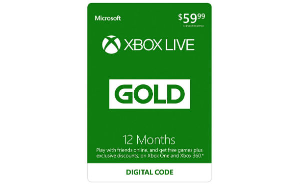 Win An Xbox Live 12-month Gold Membership