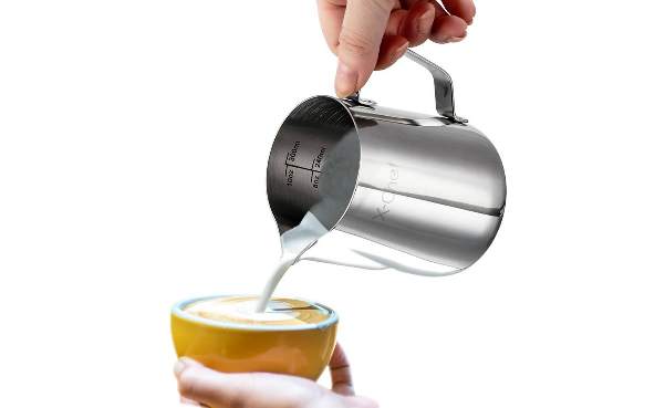 X-Chef Stainless Steel Milk Frothing Pitcher