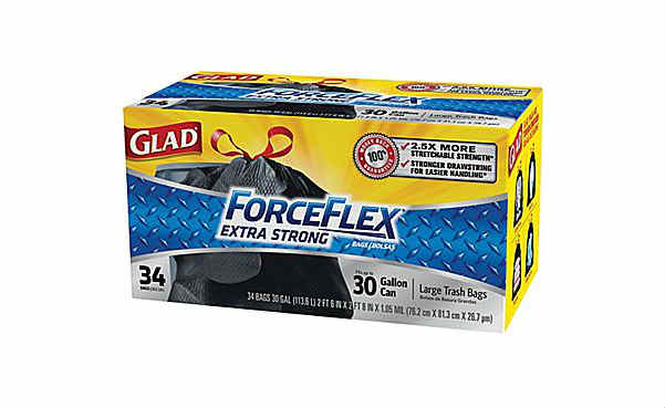 Glad ForceFlex Stretchable Trash Bags (34-bags)