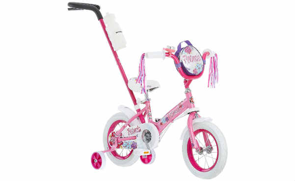 Schwinn Girls' Petunia 12-inch Steerable Bike