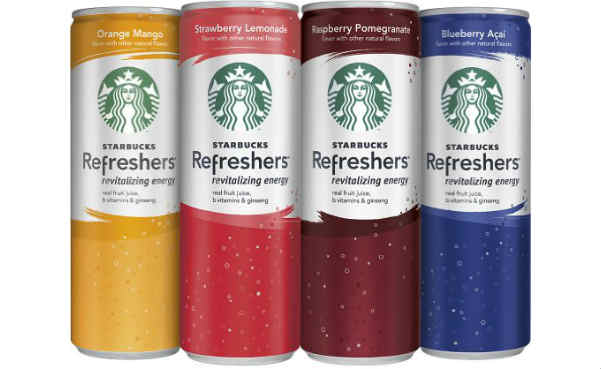 Starbucks Refreshers, 4 Flavor Variety Pack
