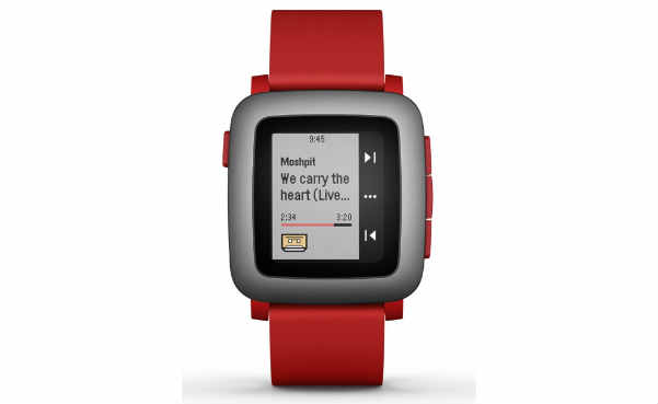 Pebble Time Smartwatch - Red