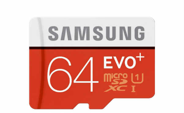 Samsung - EVO+ 64GB microSDHC Class 10 UHS-1 Memory Card