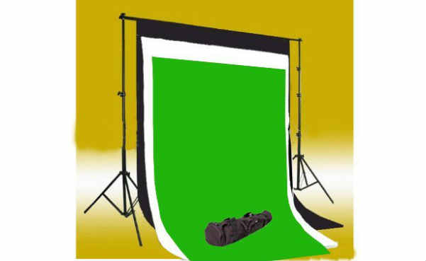 Photography Backgrounds with Support System and Carry Bag