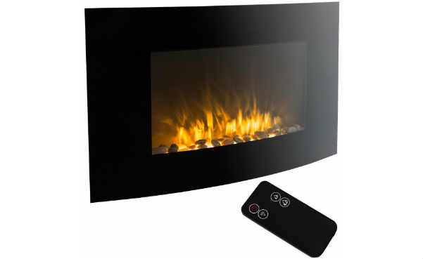 XL Large 1500W Electric Wall Mount Fireplace