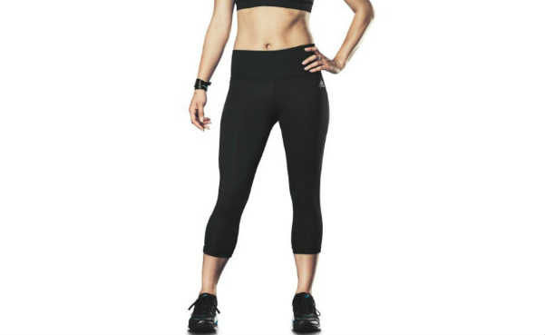 adidas Women's CLIMALITE 3/4 Capri Mid-Rise Workout Leggings