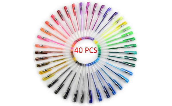 Everyday Essentials Gel Pens - Set of 40