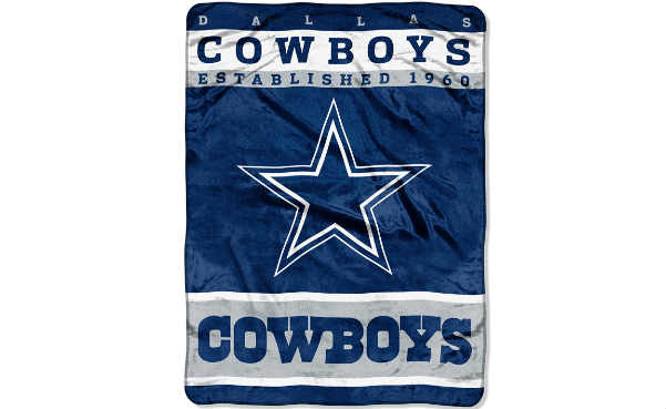 NFL Dallas Cowboys Plush Raschel Blanket