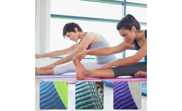 Yoga Lifestyle Yoga and Fitness 6mm Reversible Mat