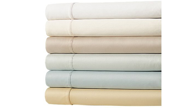 600TC 100% Premium Cotton 4-Piece Sheet Set