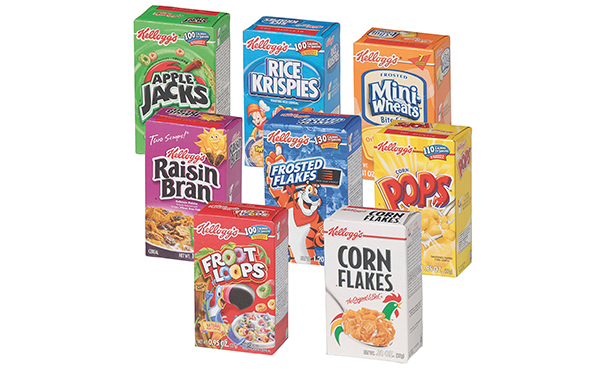 Kellogg's Cereal Variety Pack, Single Serve Boxes (Pack of 72)