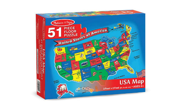Melissa & Doug USA Map Floor Puzzle