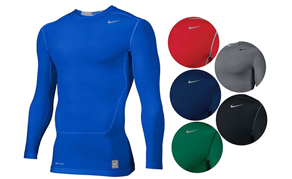 Nike Men's Pro Combat NPC Core 2.0 LS Compression Top Shirt
