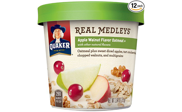 Quaker Real Medleys Oatmeal - Apple Walnut