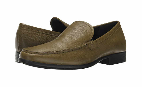 Calvin Klein Men's Landen Tumbled Leather Slip-On Loafer