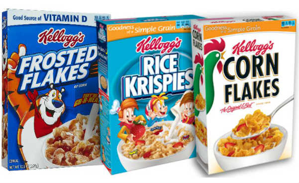 $1.00 off any TWO Kelloggs Cereals