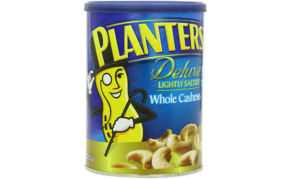 Planters Deluxe Whole Cashews Canister