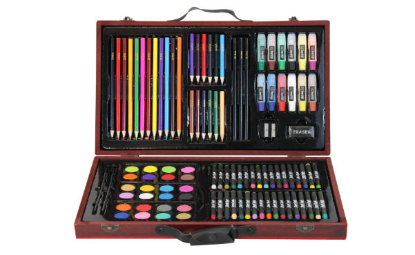 101-Pc Art Set with Wooden Carrying Case