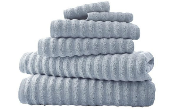6-Piece Luxury Spa Collection Wavy Quick-Dry Towel Set