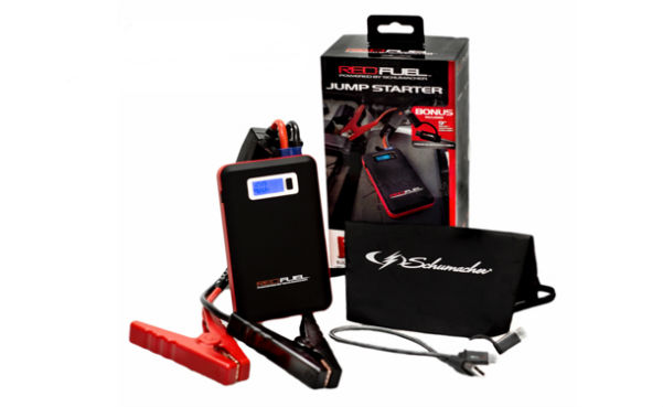 Schumacher Red Fuel Portable Jump Starter and Battery Charger