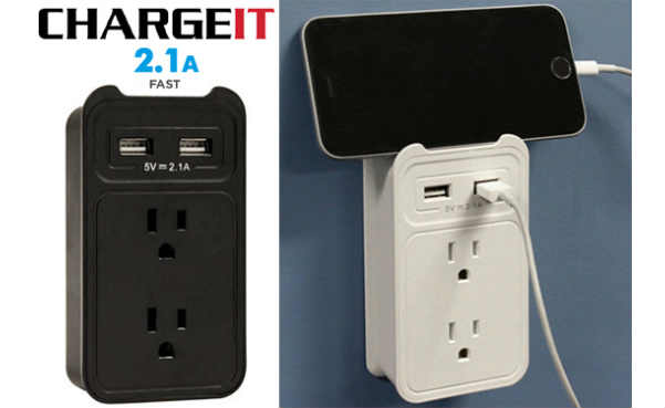 ChargeIt USB Wall Valet